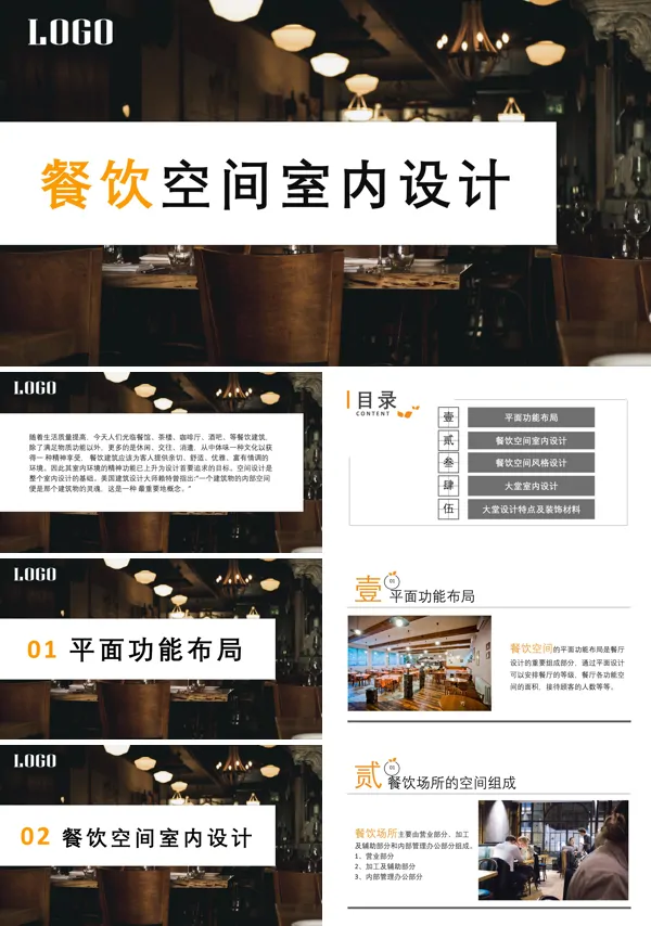 餐饮类室内空间设计ppt课件