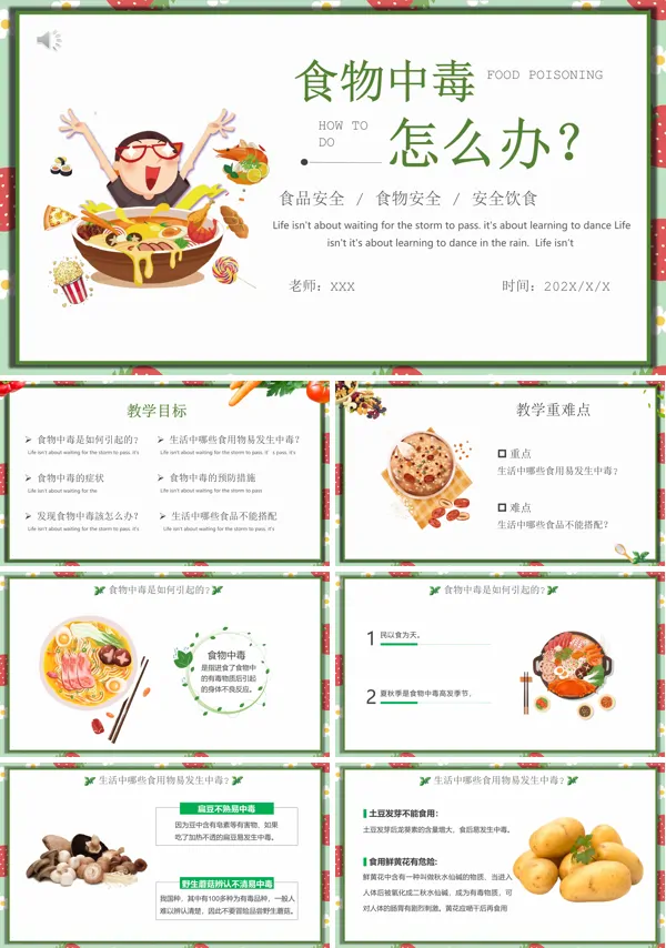 食品安全与食物中毒ppt