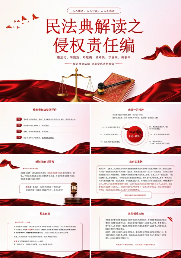 民法典解读之侵权责任编PPT