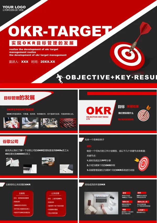 okr工作法实现目标绩效管理培训PPT课件免费下载