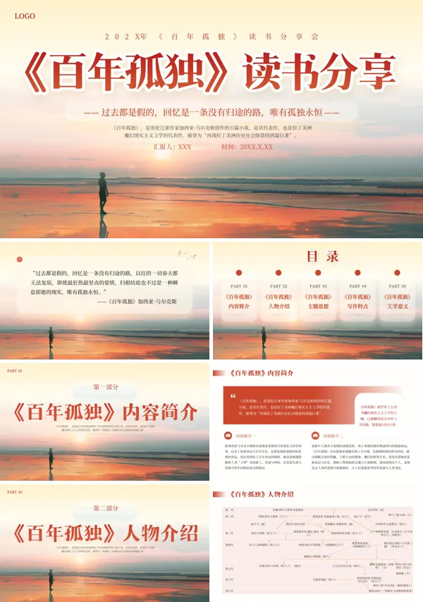 百年孤独读书分享PPT课件