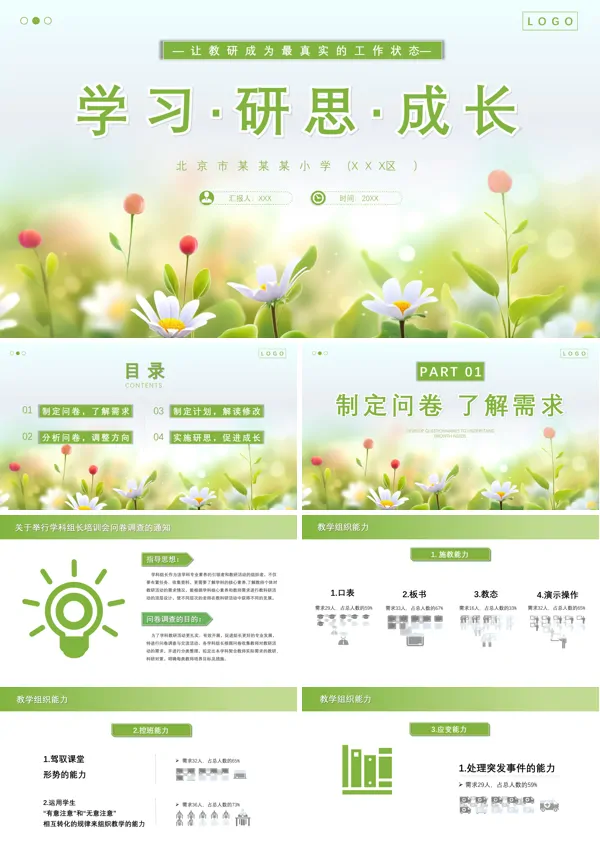 学习研思成长让教研成为最真实的工作状态PPT课件模板