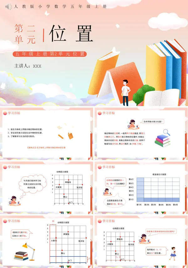 五年级数学上册位置PPT课件