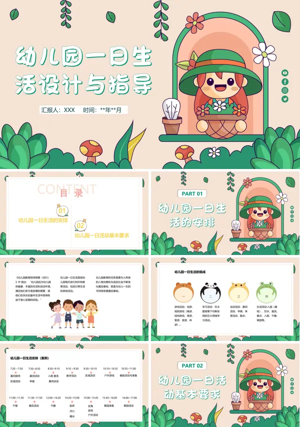 幼儿园一日生活活动指导ppt课件
