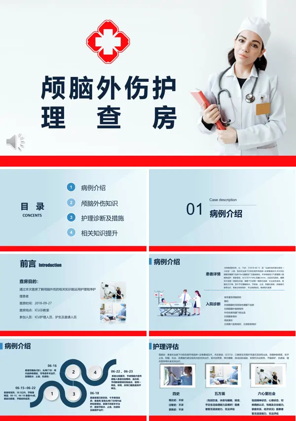 颅脑外伤护理查房PPT课件
