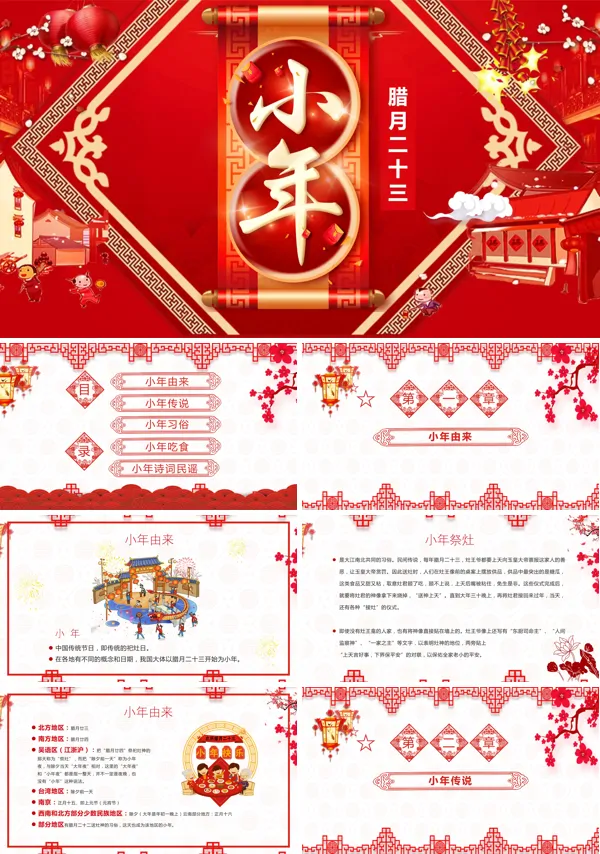 小年介绍小年由来PPT课件