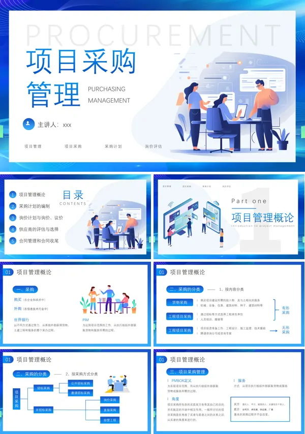 公司企业项目采购管理培训PPT