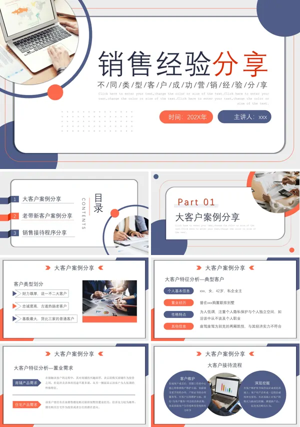 销售现场经验分享培训课件PPT模板