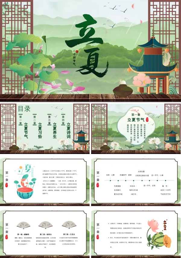 立夏节气ppt课件