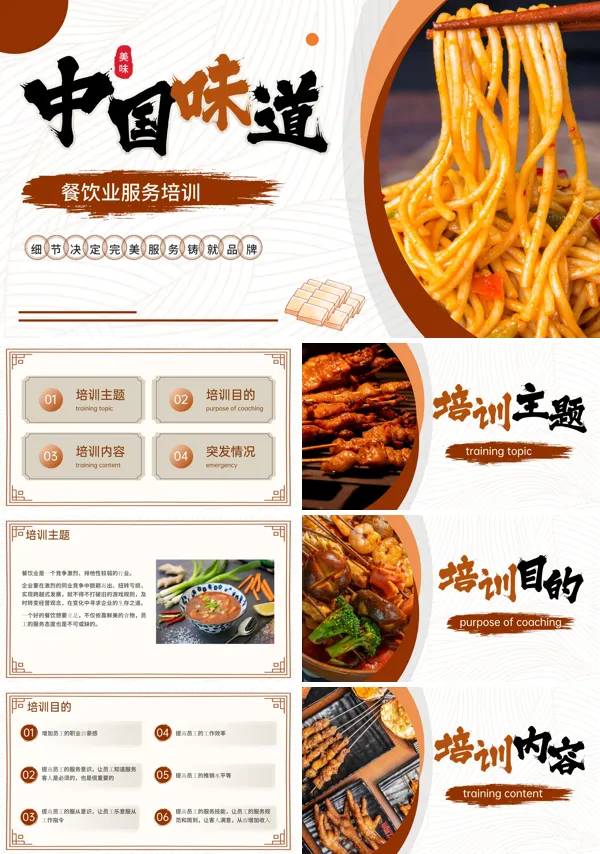 餐饮业服务培训内容PPT课件免费下载