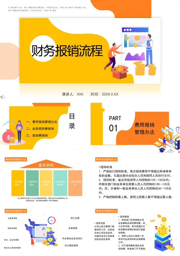 财务报销制度和流程PPT