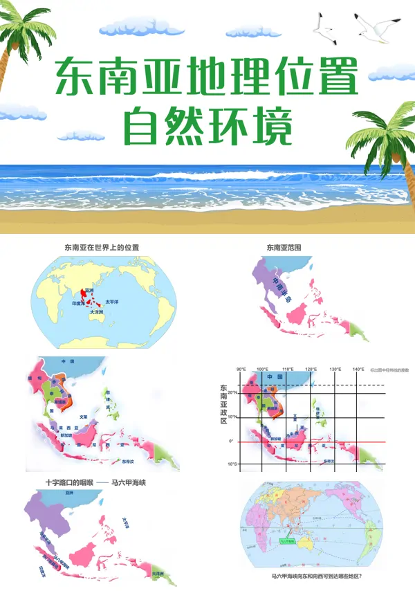 东南亚的自然地理环境特征PPT课件