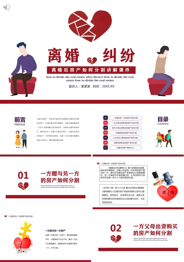离婚住房如何分割PPT课件