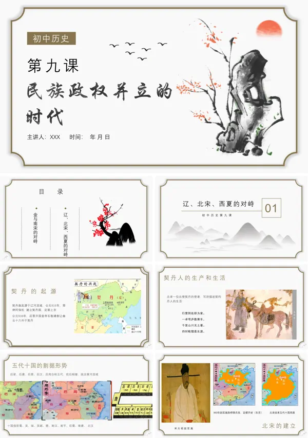 民族政权并立的时代PPT课件
