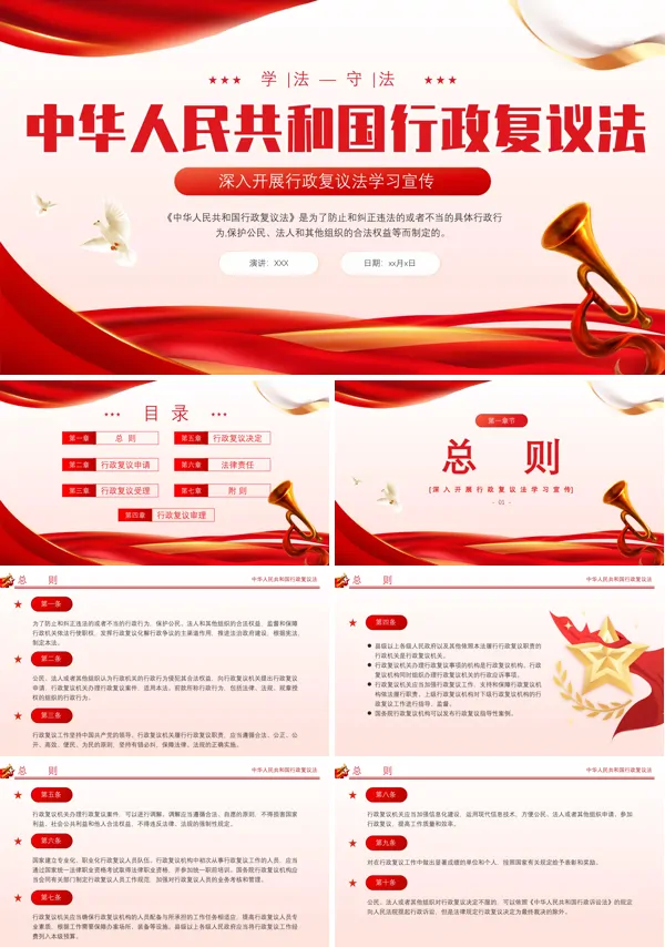 2024版行政复议法课件PPT