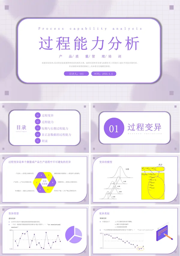 过程能力分析培训资料PPT课件