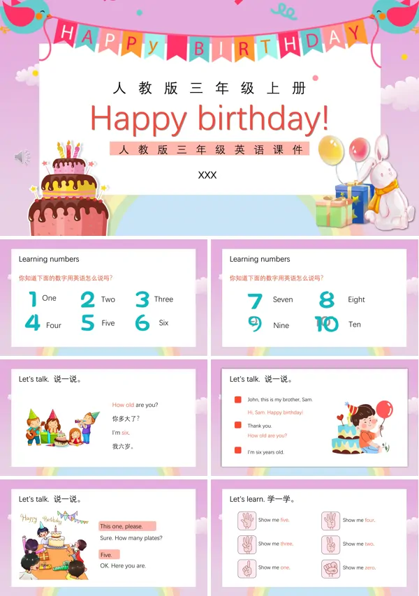 Happy birthdayPPT课件