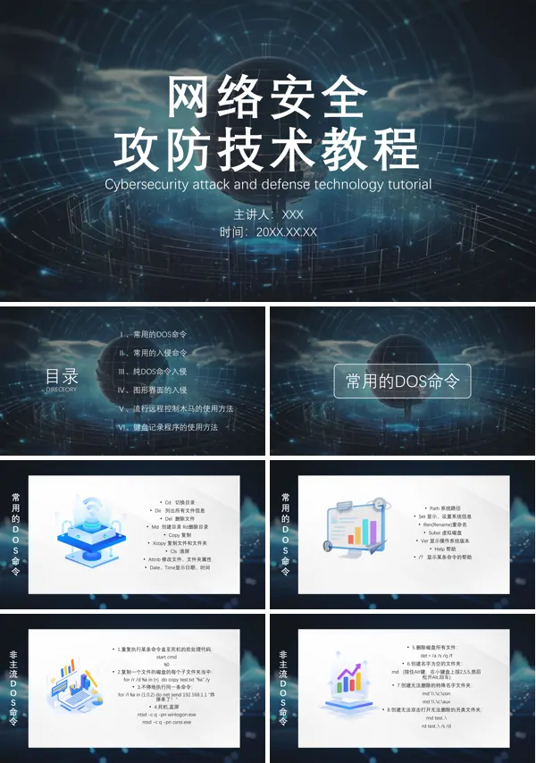 网络安全攻防技术教程培训PPT课件