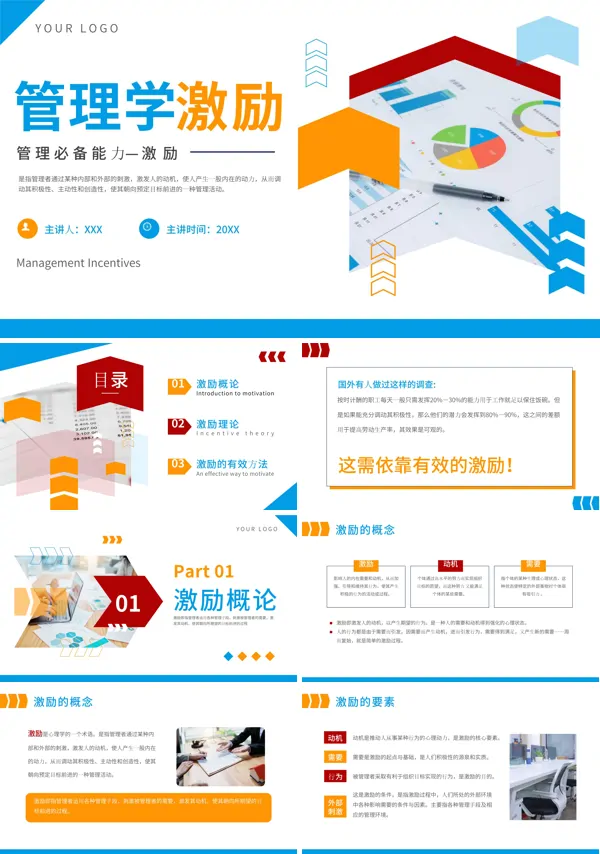 管理学基础之激励理论PPT课件免费下载