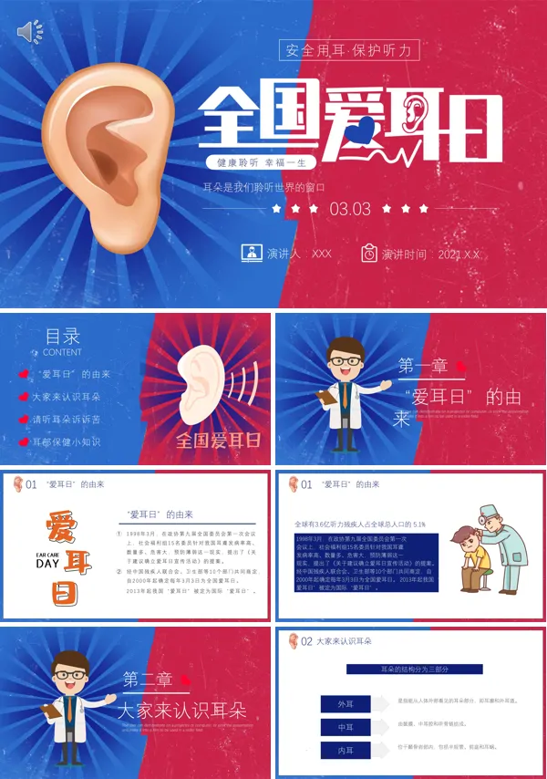 全国爱耳日ppt课件