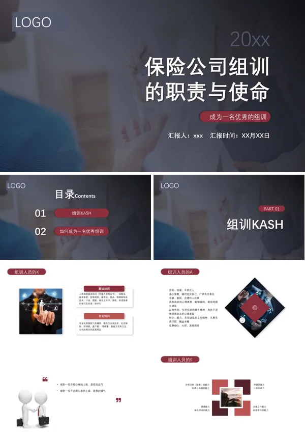 保险公司组训的职责与使命PPT课件