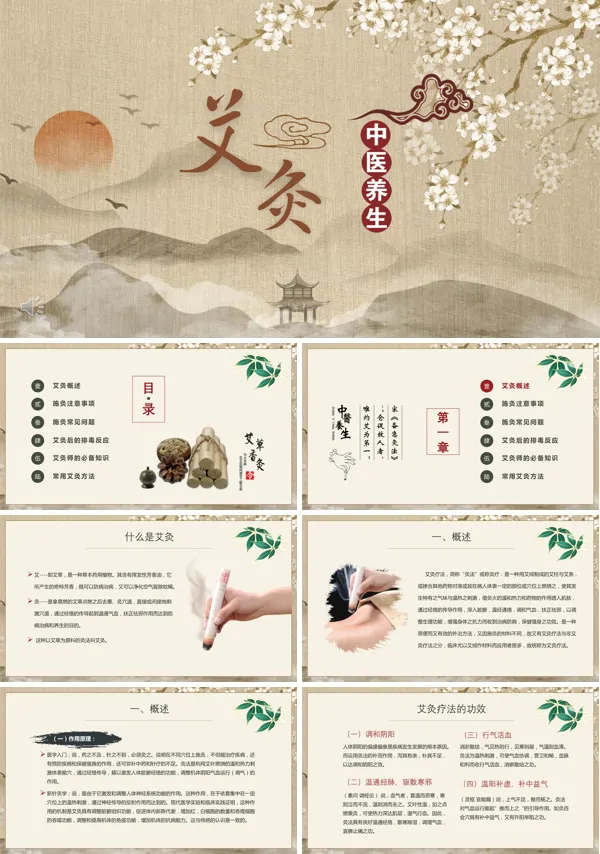 艾灸与养生知识讲座PPT课件