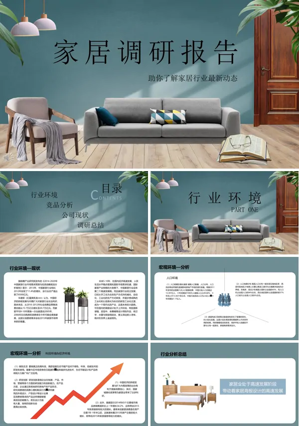 家居调研报告PPT课件