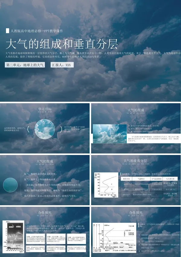 人教版《大气的组成和垂直分层》PPT课件