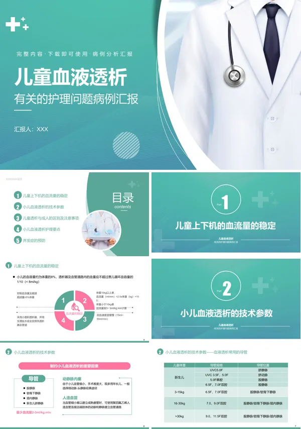 儿童血液透析有关的护理问题病例汇报PPT课件