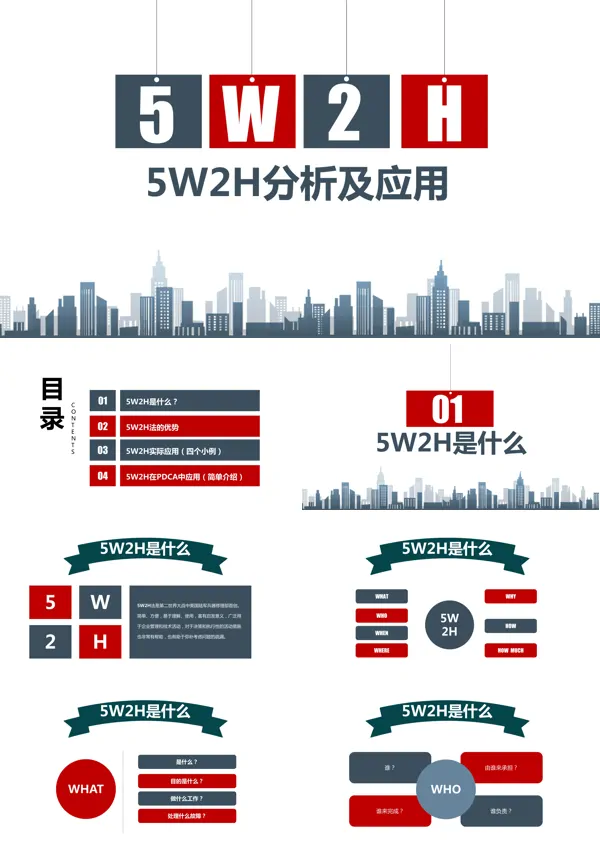 5w2h分析具体案例PPT