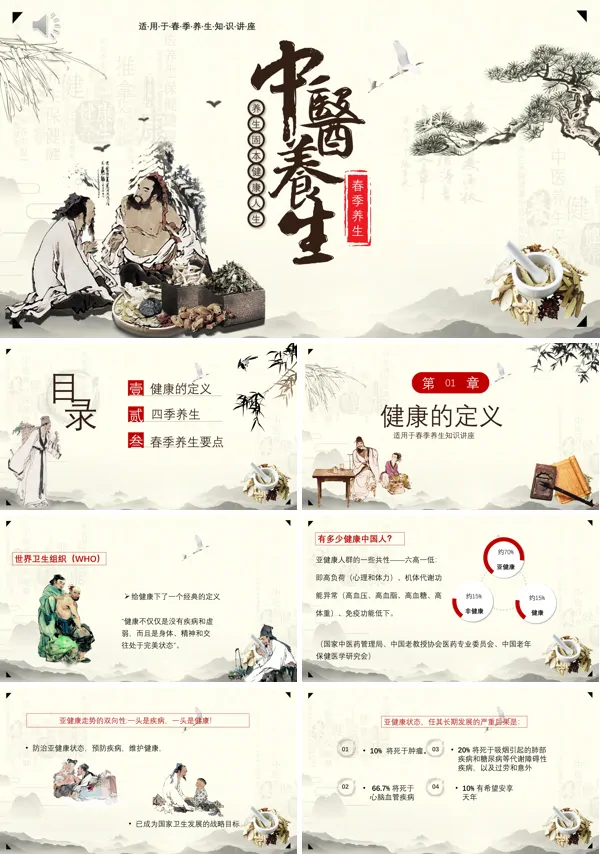 中医养生常识ppt课件