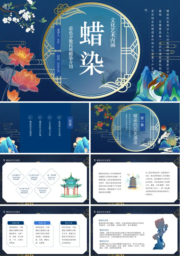 蜡染非物质文化遗产PPT课件