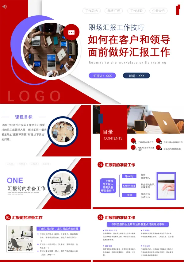 如何在客户和领导面前做好汇报工作职场汇报工作技巧PPT课件