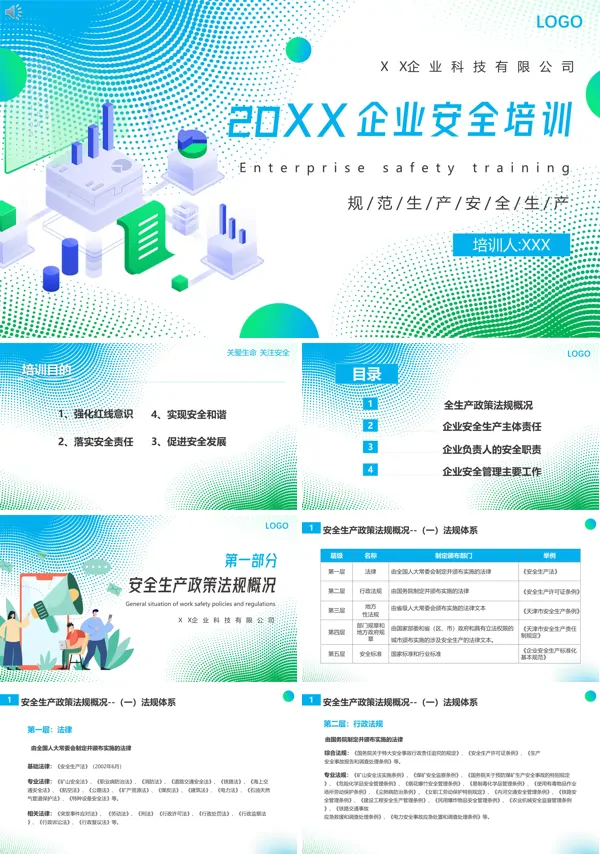 企业安全生产管理培训PPT课件免费下载