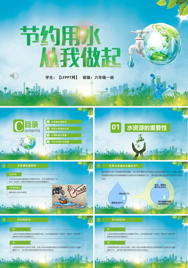 节约用水ppt课件