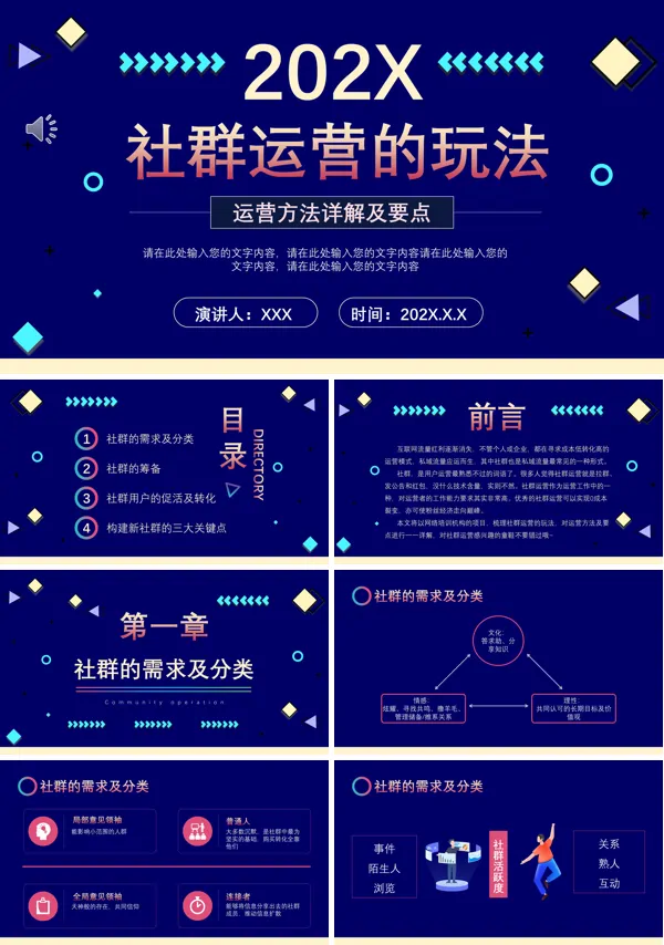 社群运营方案策划ppt