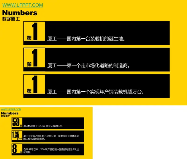 文字交替出现展示动画PPT模板