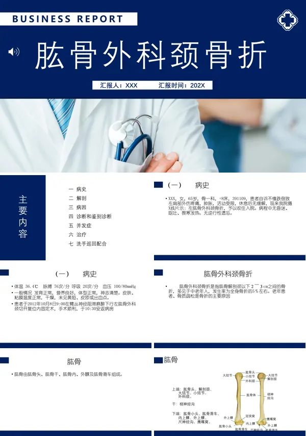肱骨外科颈骨折的护理查房ppt