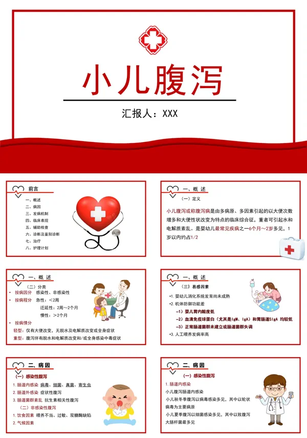 儿科腹泻病护理查房PPT