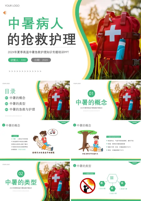 中暑急救知识学习培训ppt课件