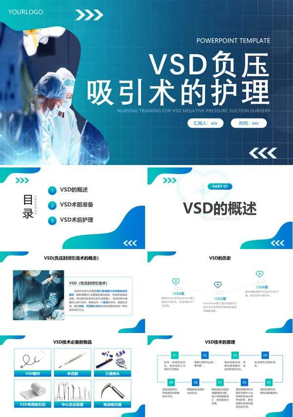 vsd负压吸引术的护理培训PPT模板