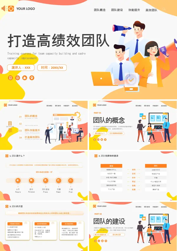 高绩效团队建设与管理PPT课件免费下载