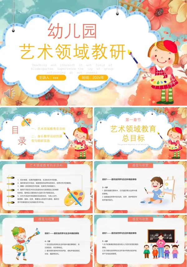幼儿园艺术领域教研ppt