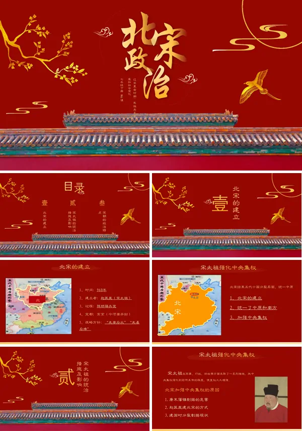 初中历史与社会人教版中国历史七年级下册_第6课北宋政治 PPT课件