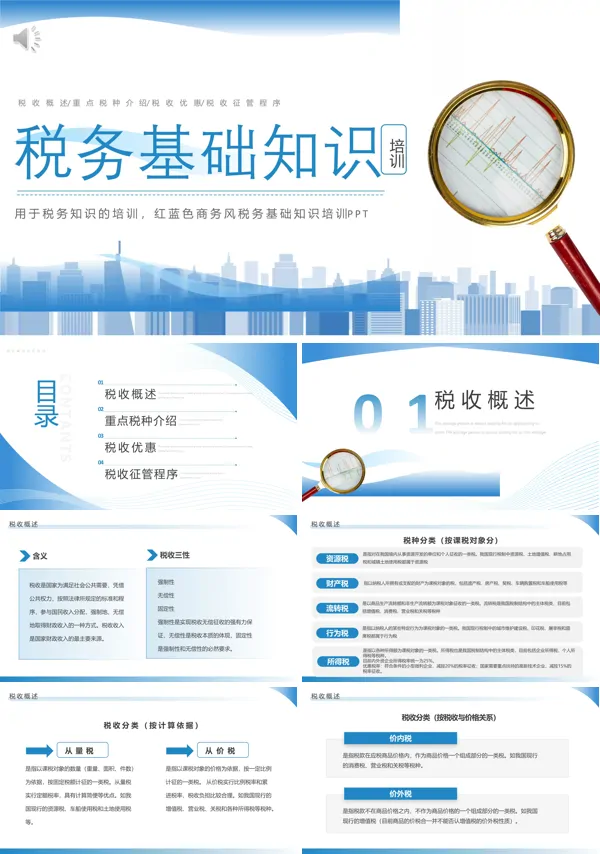 税务基础知识讲解培训PPT