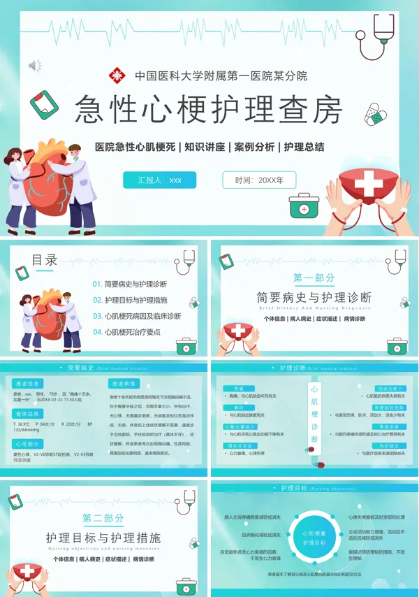急性心梗护理查房PPT