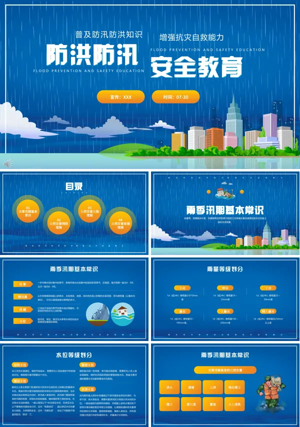 洪涝灾害的自救措施PPT