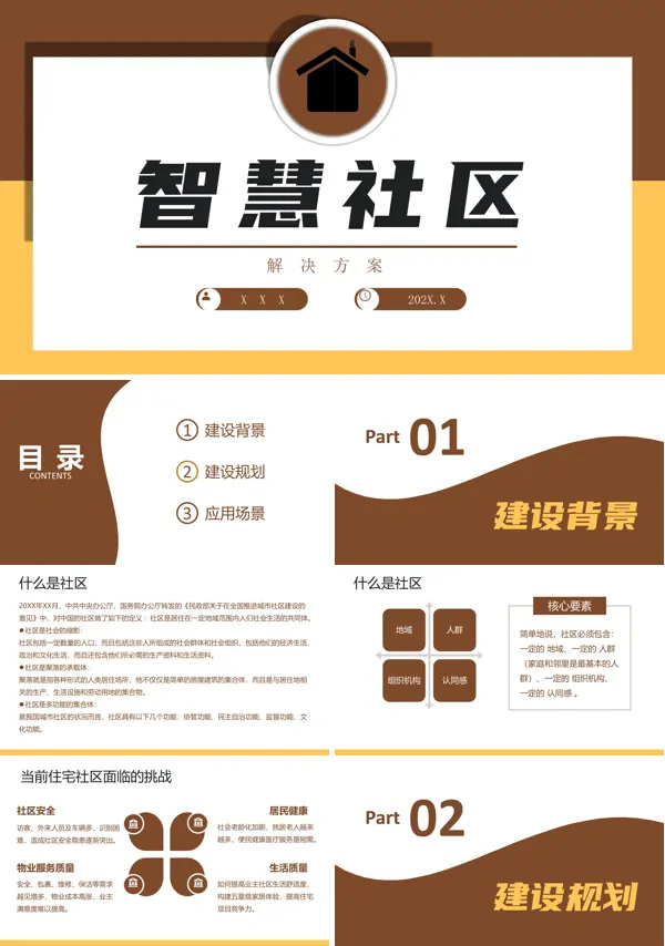 智慧社区活动策划方案PPT