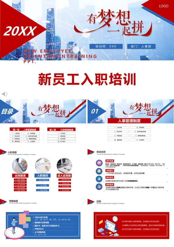 新员工入职培训的主要内容PPT培训