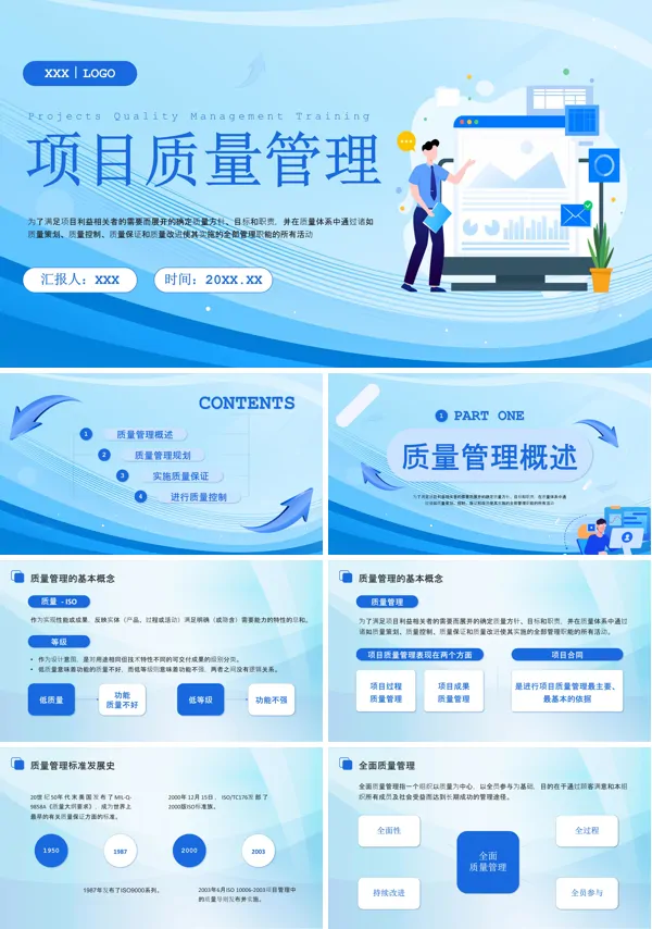 项目质量管理PPT课件免费下载